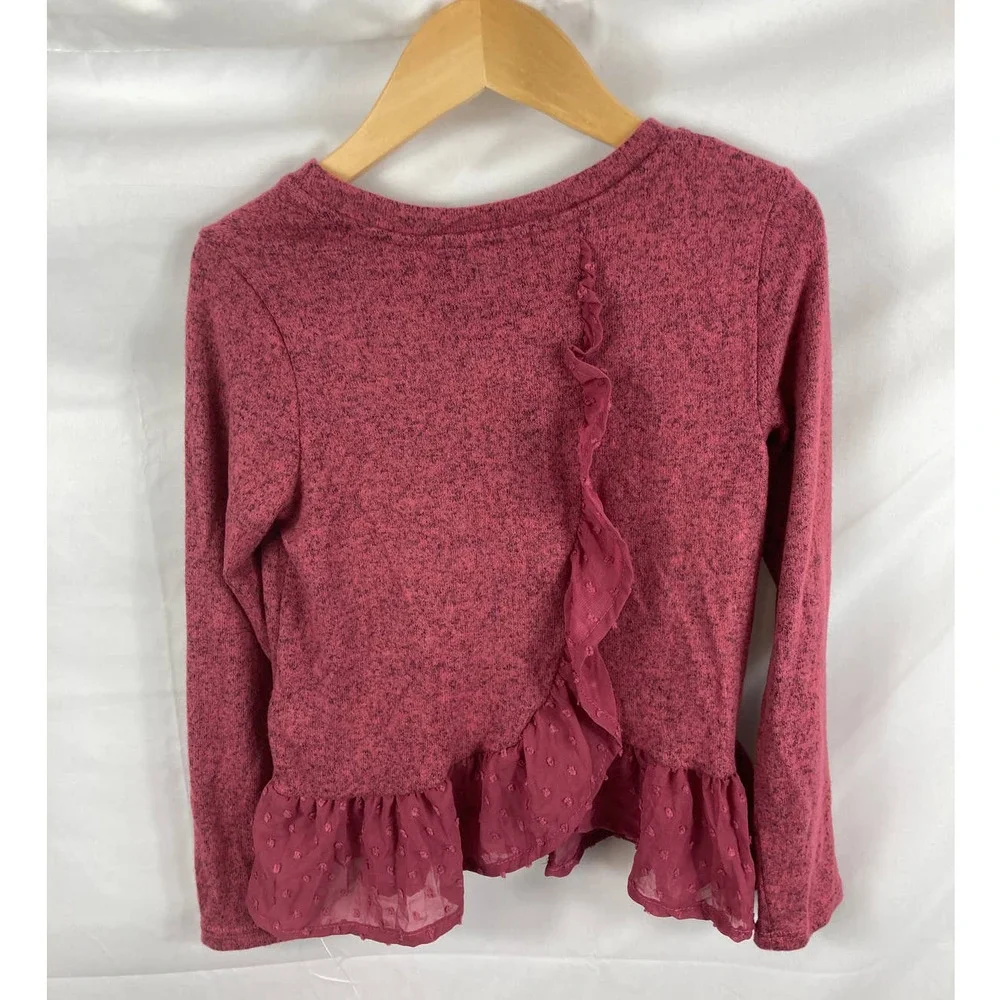 4/$25 NWOT Ten Sixty Sherman Ruffle Bottom Sweater